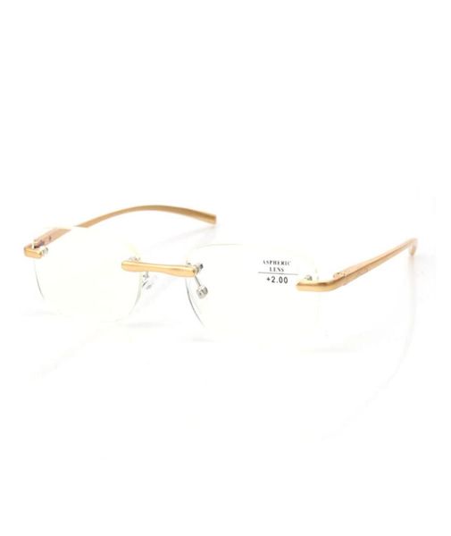 

rimless reading glasses eyeglasses women men eyewear vintage gold eye reader frame anti blue light lens eyewear glasses 1035 2183088