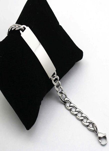 

fashionable stainless steel men039s bracelets rock style punk for cool man custom engraved bracelets pulsera plata nombre3578907, Golden;silver
