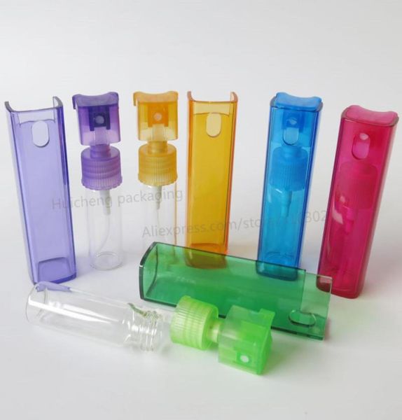 

10ml 10cc plastic square spray bottle perfume sample packing atomizer 10cc plastic cosmetic toner packaging bottle8950122