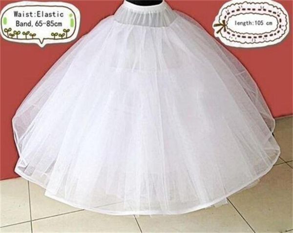 

in stock petticoat ball gown for bridal dresses wedding accessory underskirt waist size 65 to 85cm length 105cm undergarment weddi4040342, White