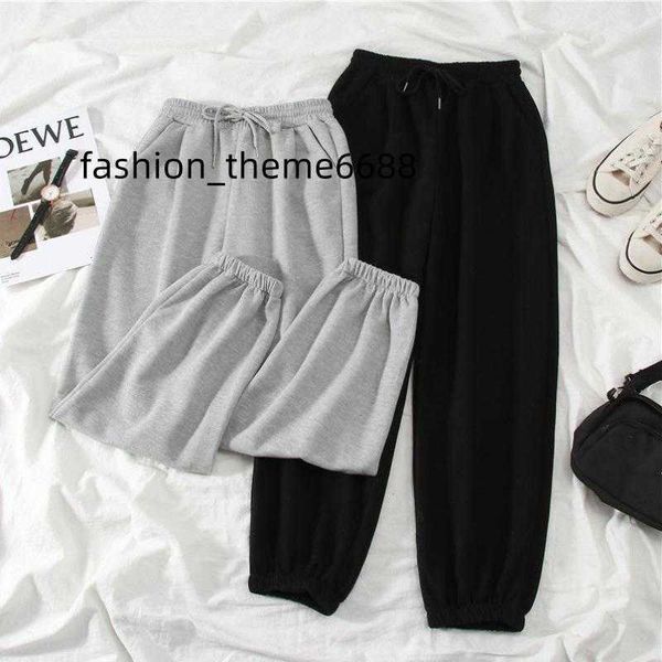 

pants sports pants oversize sweatpants women fashion casual baggy pants high waist female joggers streetwear ladies haruku trousers, Black