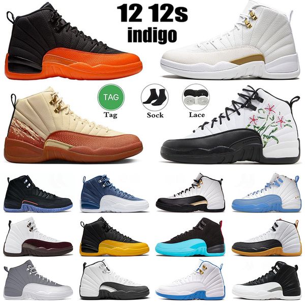

jumpman 12s men basketball shoes 12 twist grind flu game university gold gamma blue dark concord royalty indigo brilliant orange doernbecher