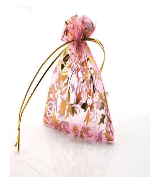 

silk gift bag jewelry case box jewelry bag jewelry pouches 100pcslot8529424, Pink;blue