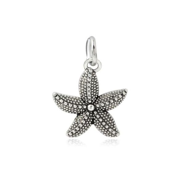 

starfish pendant charm bead big hole alloy 925 silver plated fashion women jewelry european style for bracelet necklace panza006-936401786, Bronze;silver