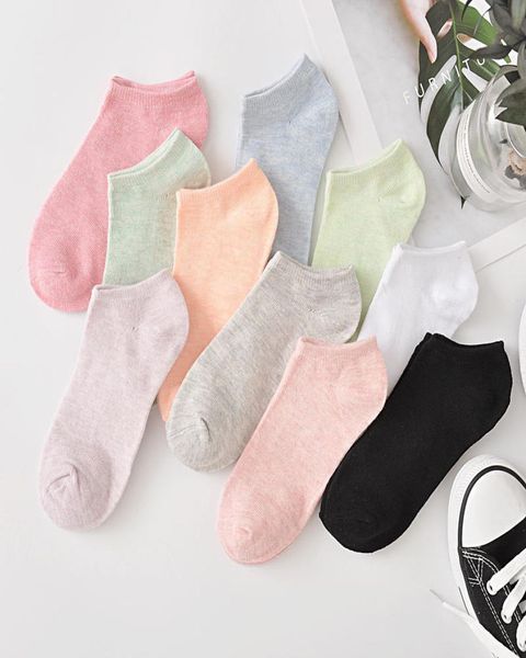 

test outdoor sport socks womens girls socks mixed colors018199016, Black