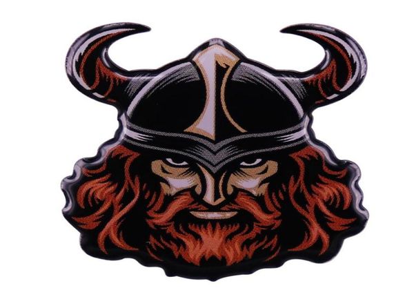 

viking warrior horned helmet enamel pin medal brooch accessories gothic unique jewelry gift7579893, Blue