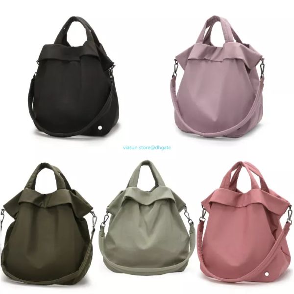

ll tote bags women handbag gym running outdoor sports shoulder bag lu travel casual cross body pack waterproof large capacity