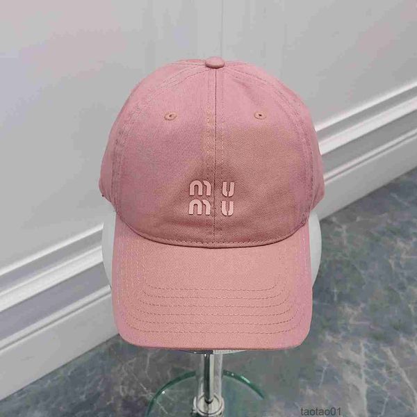 

luxury baseball cap designer miu letter for women and men versatile hat outdoor sports casual caps3qs1, Blue;gray