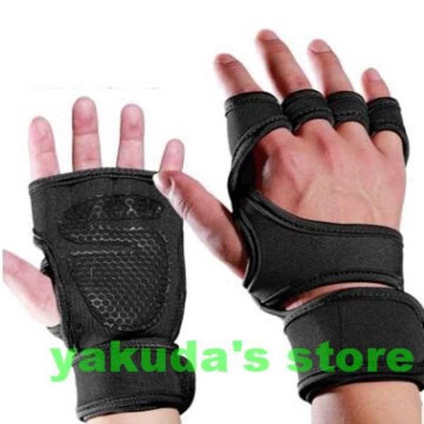 

fitness exercise palms gloves pressure wrist guards breathable training yakuda gym wholesale sport discount fashionlp4q, Black