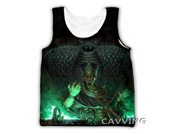 

men039s tank cavving 3d printed god eye of egypt pharaoh anubis ancient harajuku vest undershirt shirts streetwear for men6028827, White;black