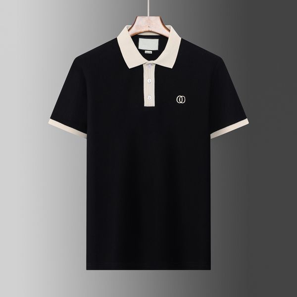 

2024 mens stylist polo shirts luxury italy men clothes short sleeve fashion casual men's summer t shirt many colors are available size, White;black