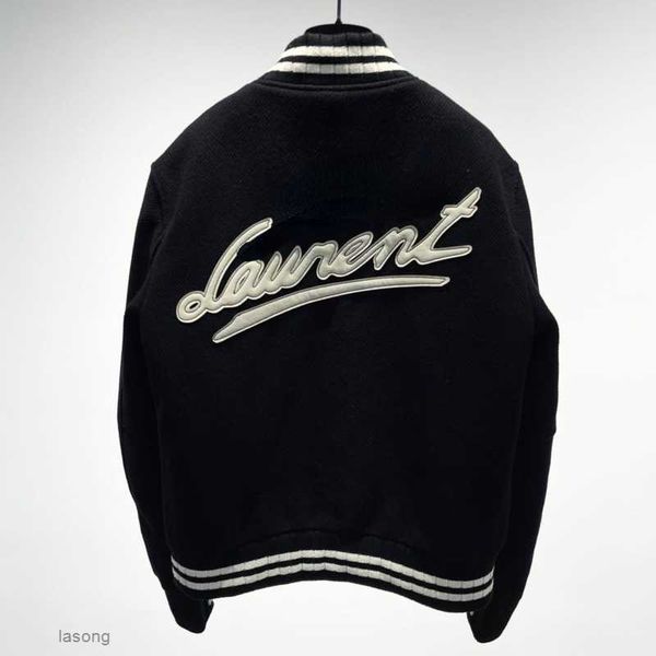 

mens jacket slp designer baseball jackets cashmere embroidery contrasting cardigan coat men women fashion loose coats streetwearidhh, Black;brown