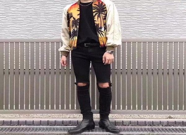

new style brand new mens jeans slimleg jeans ripped biker slim fit motorcycle biker denim jeans fashion designer pants 15038930511, Blue