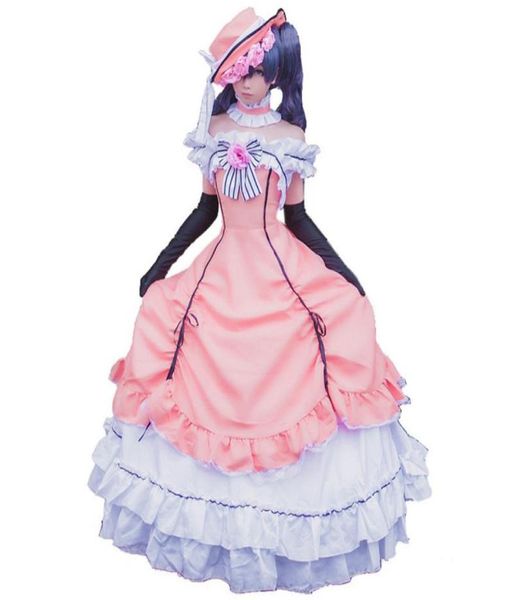 

anime black butler ciel phantomhive cosplay women victorian medieval ball gown dress costume7343276