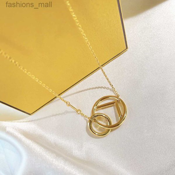 

2022 necklaces for women luxury designer jewelry bracelet trend fashion letter necklace simplicity generous bracelet necklaces, Silver