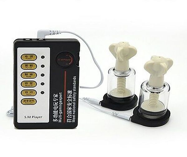 

electro shock pulse estim nipple stimulation cup suction pump enlarger for men8261435