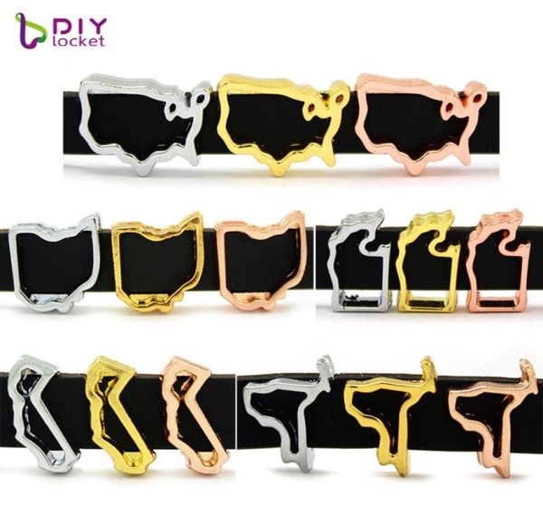 

10pcs 8mm slide charms fit diy wristband bracelet pet collar lssc3084077208469, Black