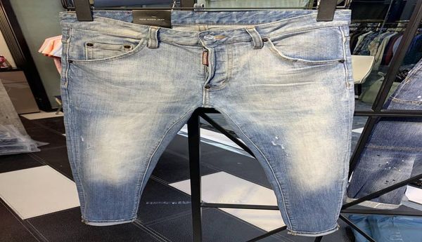 

mens jeans denim jean black ripped pants pour hommes men s italy fashion biker motorcycle rock revival jeans high q3g452487034, Blue