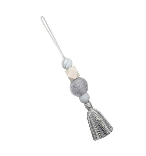 

air freshener aromatherapy car pendant felt ball diffuser essential oil tassel aroma outlet with tassels for home office bedroom l1756481