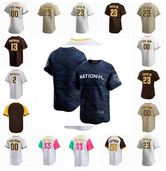 

2023 all-star city men women youth san diego 1 trent grisham 14 matt carpenter 32 nelson cruz 26 austin nola padres baseball jersey, Blue;black