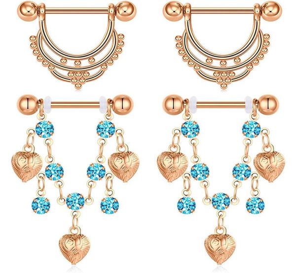 

labret lip piercing jewelry belly chains 14g nipple rings opal cz rings piercing stainless steel straight barbell for women girls 5170619, Black