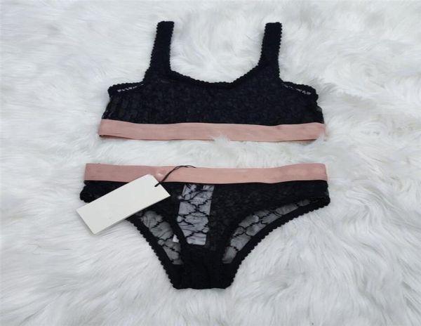 

lace bra sets embroidery letters underwear set designer bras sets women lingerie set underwear birthday gift2503307, Red;black