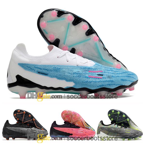 

gift bag kids football boots phantom gx elite ag firm ground cleats neymar acc phantom gt2 ghost link mens soccer shoes athletic outdoor tra, Black