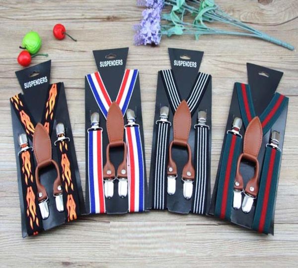 

kids suspenders fashion clipon yback boys girls elastic wedding suspender braces belt toddler baby british style suspender 15 3047966, Black