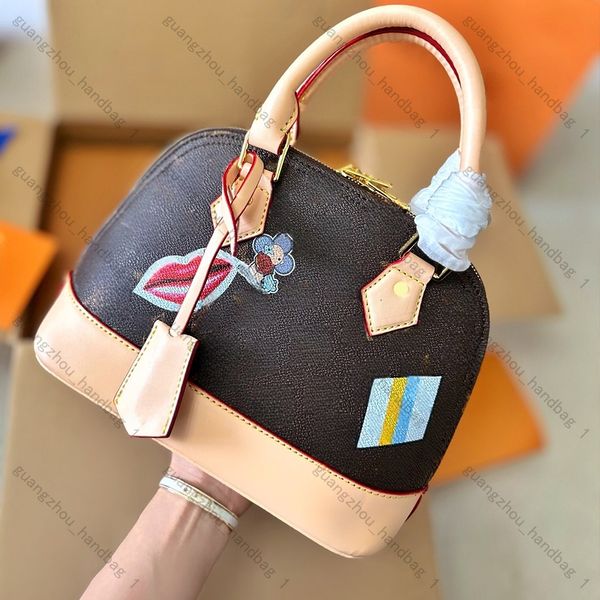 

designer bag tote bag shell leather wallet alma bb women clutch handbags crossbody wallet classic purse with box