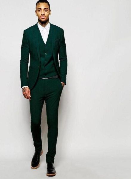 

customize design dark green men wedding tuxedos peak lapel side vent groom tuxedos men weddingdinnerdarty dressjacketpantstie7771273, Black;gray