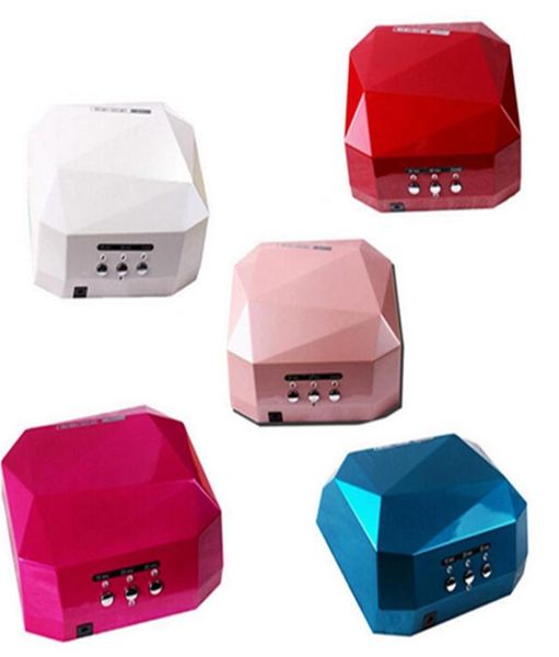 

fashion ccfl 36w led light diamond shaped curing nail dryer nail art lamp care machine for uv gel nail polish8832902