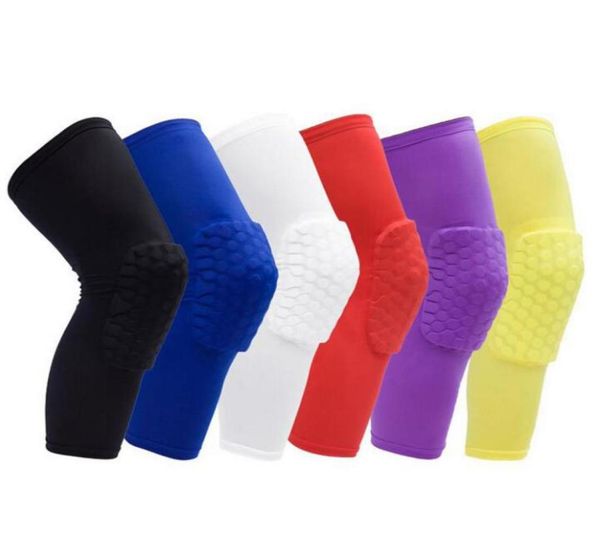 

honeycomb sports safety tapes volleyball basketball knee pad compression socks wraps brace protection fashion accessories single p6105464, Black;gray