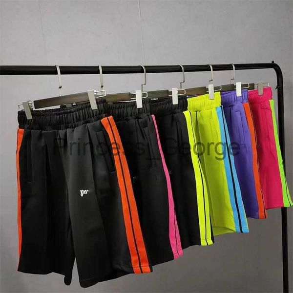 

mens shorts designer palms mens shorts women angels shorts side color stripe letterprinted elastic band sports pants fivepoint shorts beach, White;black
