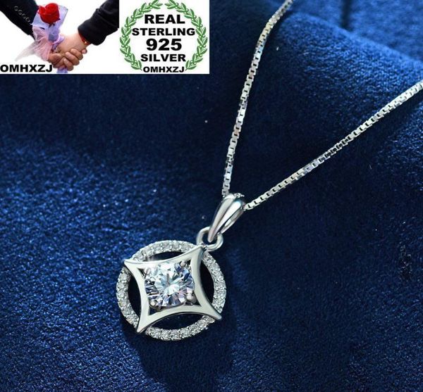 

omhxzj whole european fashion woman girl party wedding gift star zircon s925 sterling silver necklace pendant charm ca1631483760