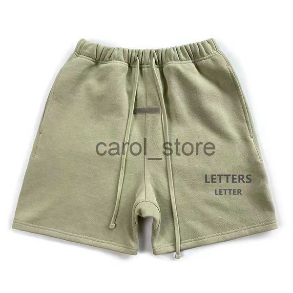 

men's shorts designer mens shorts essentail shorts clothing apparel essen short cotton sports fashion letter street style tide knee len, White;black