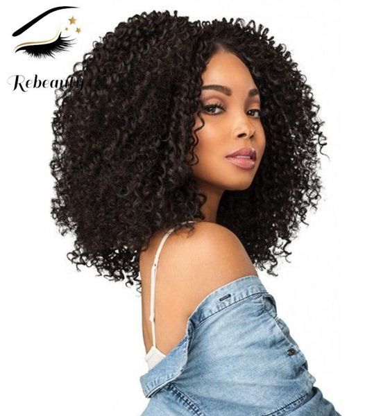 

rebeauty hair brazilian kinky curly non lace front wigs for black women synthetic hair wigs high temperature fiber long wigs 20 in5525370