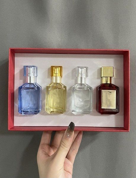 

arrival perfume set extrait de parfum rouge 540 red oud silk wood women men fragrance 4x30ml 4pcs kit with box6582162