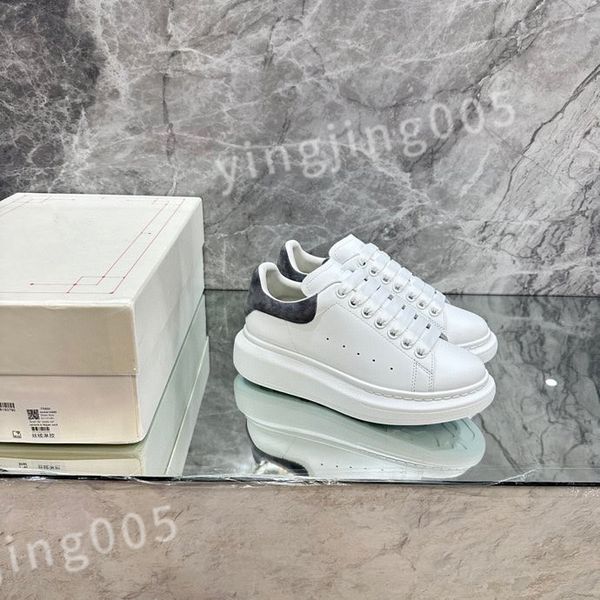 

designer woman shoe leather lace up men fashion platform oversized sneakers white black mens womens alexanders xsd221101