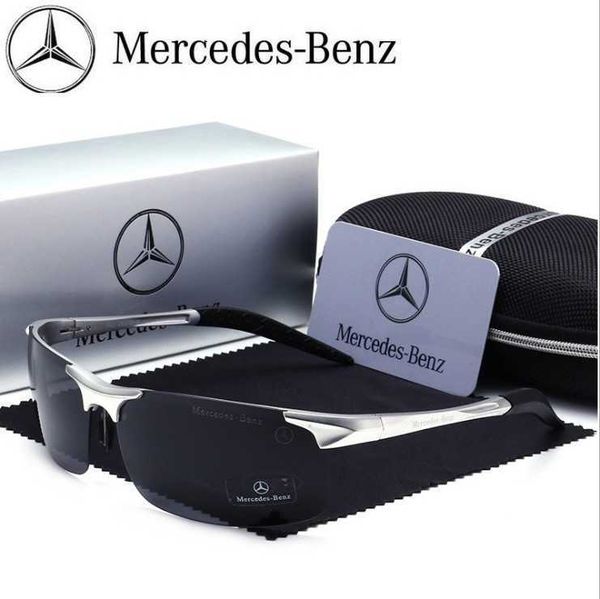 

Designer Benz sunglasses fashion luxury brand for men and women Polarized Sunglasses Trend Outdoor Riding Glasses Driving Mirror Aluminum Magnesium High quality