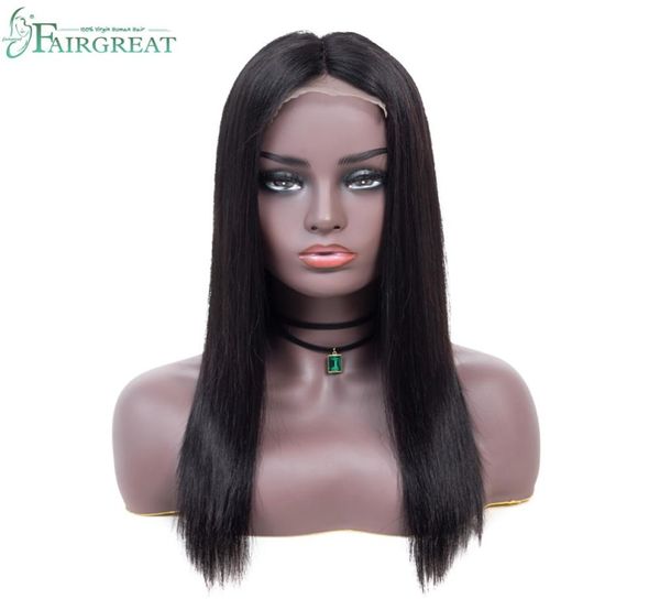 

brazilian straight human hair wigs with baby hair 44 middle part lace front wigs for black women 1020 inch fairgreat hair wigs6529156, Black;brown