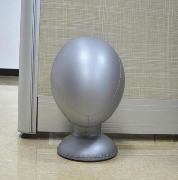 

3pclot pvc silver head sewing mannequin transparent inflatable hat display props jewelry stand headgear inflation hat support clo7577318, Khaki