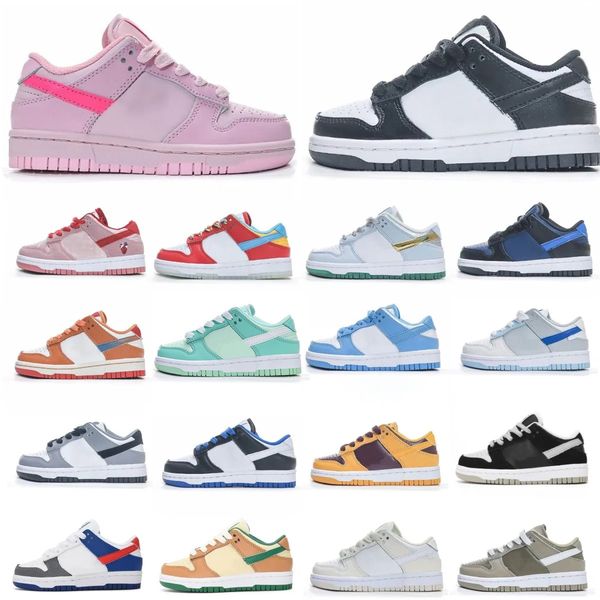 

2023 infants kids running shoes for boys girls children toddler panda black white sport trainer youth kids athletic outdoor sneakers size eu