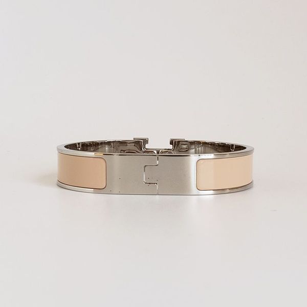 

designer bracelet clover bracelet mensfashion gold chain necklace cuff bracelets for woman party wed engagement lover gift jewelry c bracele, White