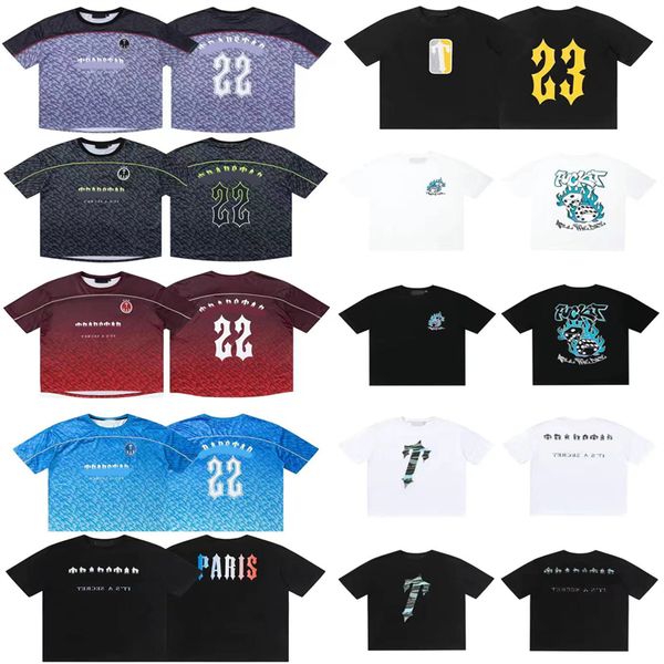 

88 trapst mens t shirts designers mens womens t shirts fashion street tide letter printing cotton polo sports trapstar tees european size s-, White;black