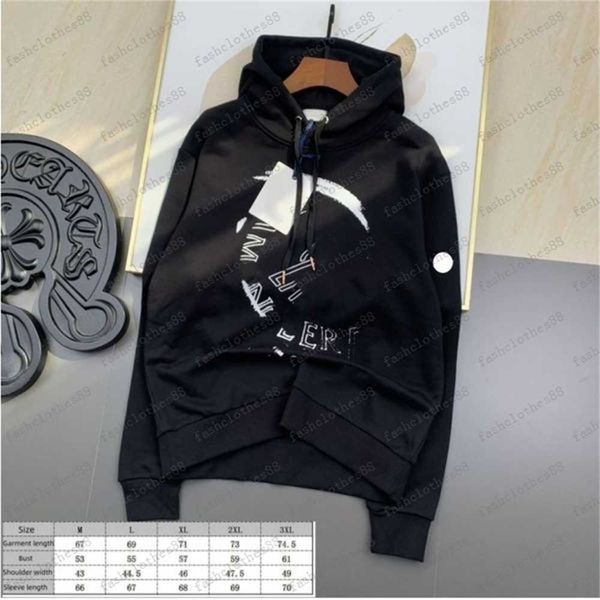 

hoodies mens sweatshirts designer sweater long sleeve tshirt men women sweatshirt embroidered hoodie pullover jacket wf7q, Black