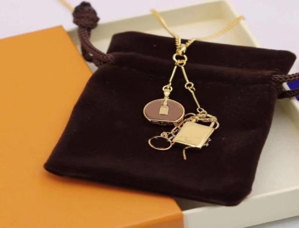 

luxury designer gold bag necklace classics necklaces fashion letter design for man woman with box7604083, Silver