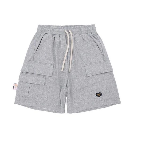 

casual multi-pocket solid color shorts men women 2023ss xl l m grey black