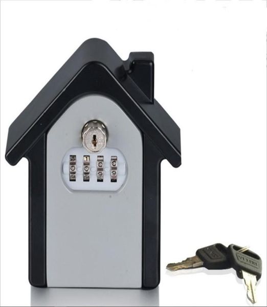 

wall mounted combination lock box password key outdoor storage key safe box2232227