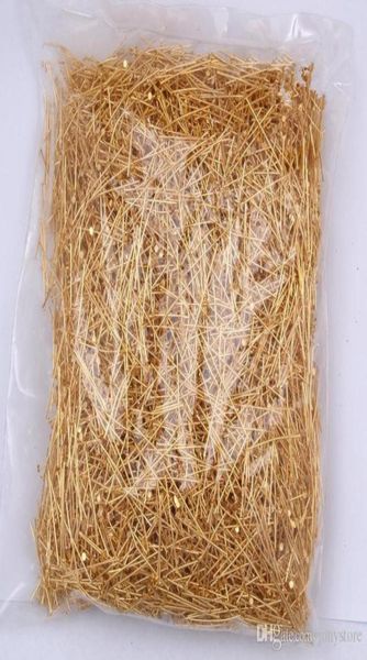 

1000pcsbag 1840mm flat head pins eye pins gold color head pins for jewelry making accessories4565239, Silver
