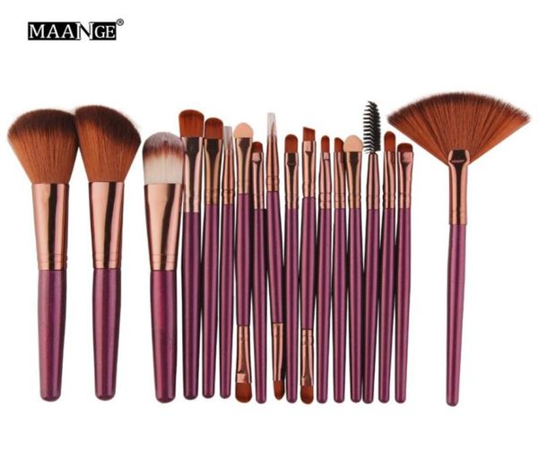 

18pcs makeup brushes tool set cosmetic powder eye shadow foundation blush blending beauty make up brush maquiagem1695246